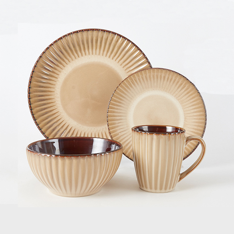 Modern Simple Ceramic Dishware Set Wholesale